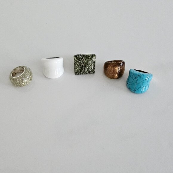 RINGS! Fashion Rings LOT OF 5! - Picture 5 of 10